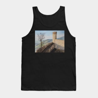 German Castle Watercolor Painting Tank Top